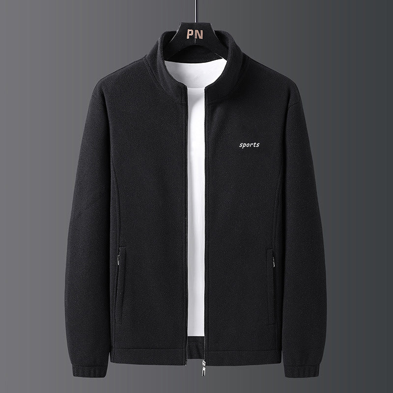 🎁【A Warm Gift in Winter】 Men's Lightweight Full Zip Outdoor Casual Soft Fleece Jacket