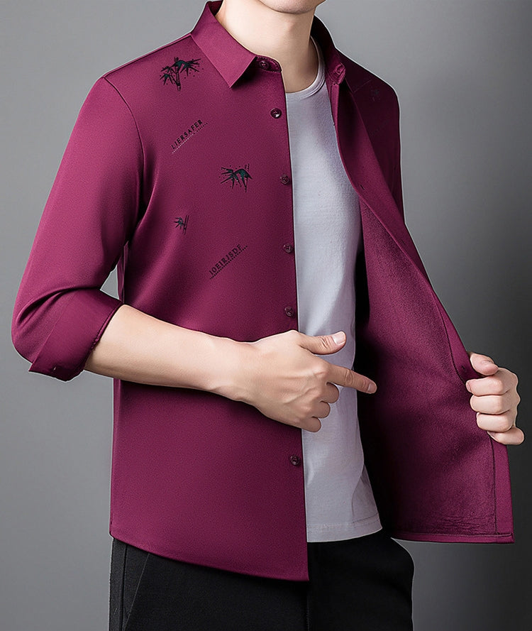 🔥Buy 2 Free shipping🔥Men's Plush Lined Thickened Long Sleeve Shirt