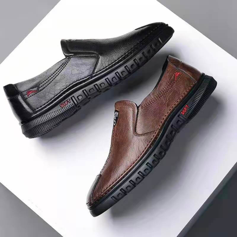 Limited-time promotion -49% OFF - Comfort orthopaedic leather loafers