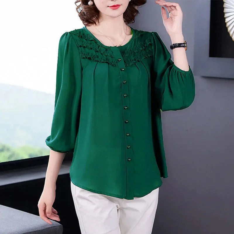 🌺 Women's Chiffon Blouse （49% OFF）