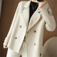 Best Gift-Short Loose Blazer Collar Tweed Coat