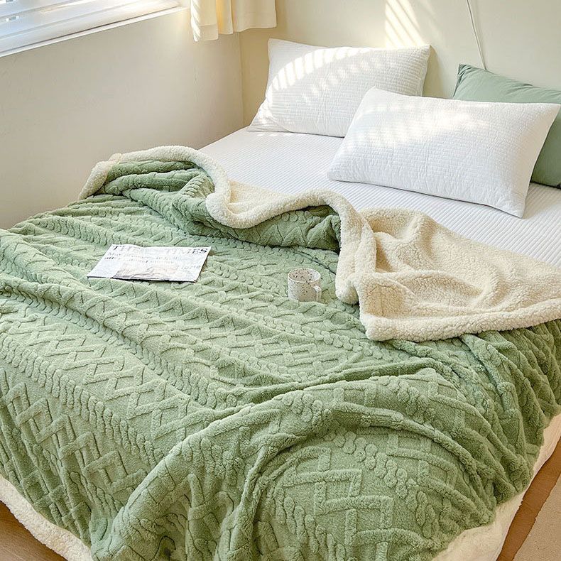 Thickened Imitation Cashmere Throw Blanket