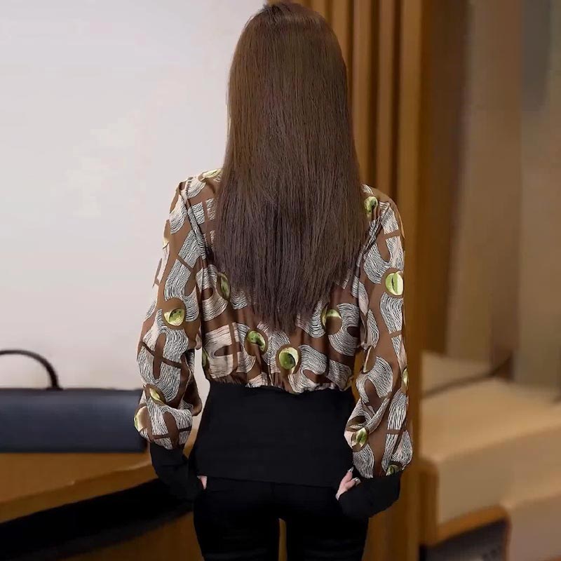 [Gift for Women] Women's Stylish High-neck Long-sleeve Slim Tops