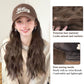 [Stylish Gift] Baseball Cap with Hair Extensions