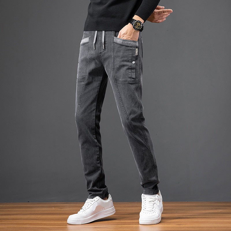 Loose Large Pocket Men's Casual Pants