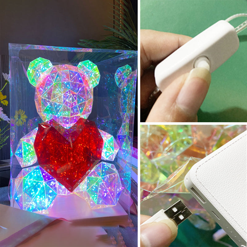 🎅Great Christmas Gift For Her🎁 Colorful Glowing Bear