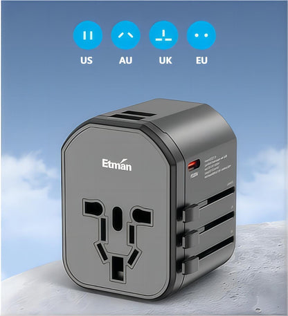 Universal All in One Worldwide Travel Adapter