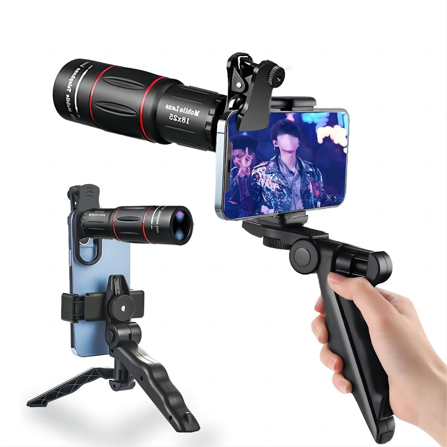 Telephoto Lens Kit with Clip Mount for Smartphones