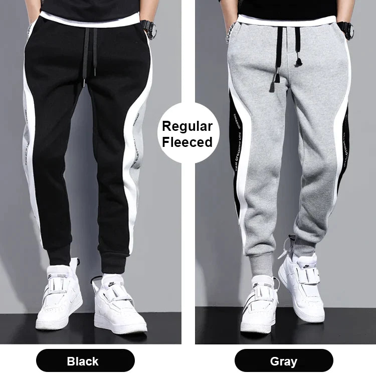 [Best Gift For Him] Men’s Color Blocked Fashion Sports Drawstring Sweatpants