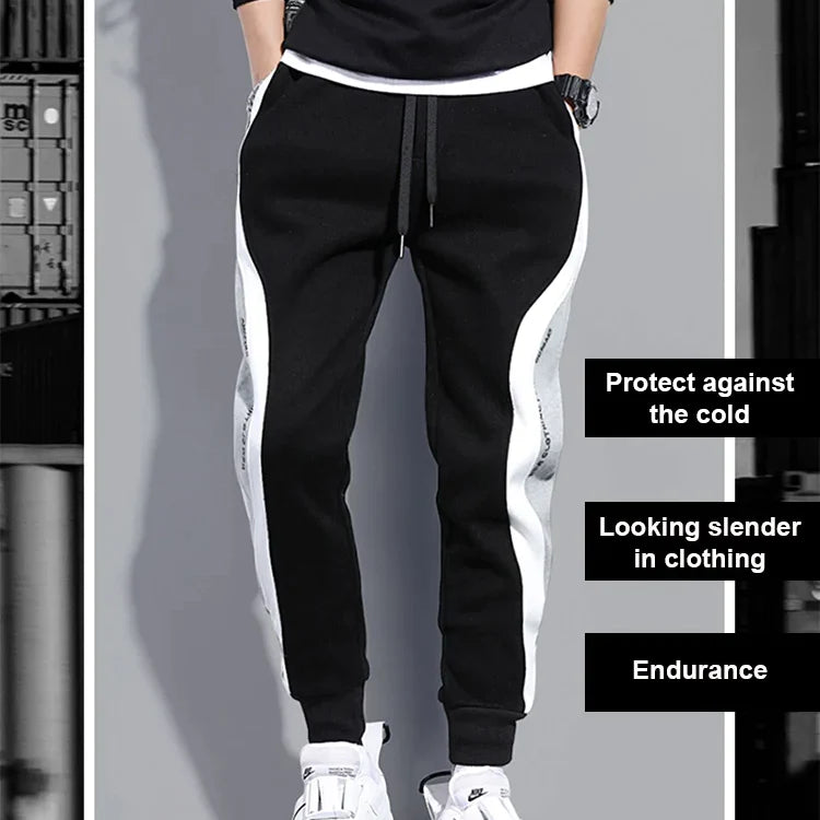 [Best Gift For Him] Men’s Color Blocked Fashion Sports Drawstring Sweatpants