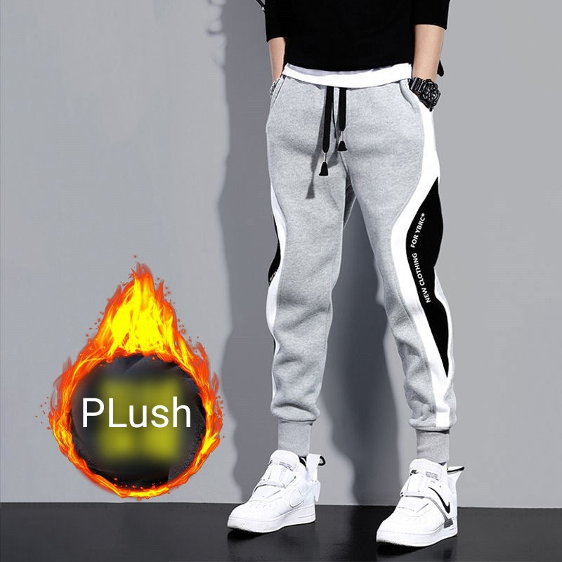 [Best Gift For Him] Men’s Color Blocked Fashion Sports Drawstring Sweatpants