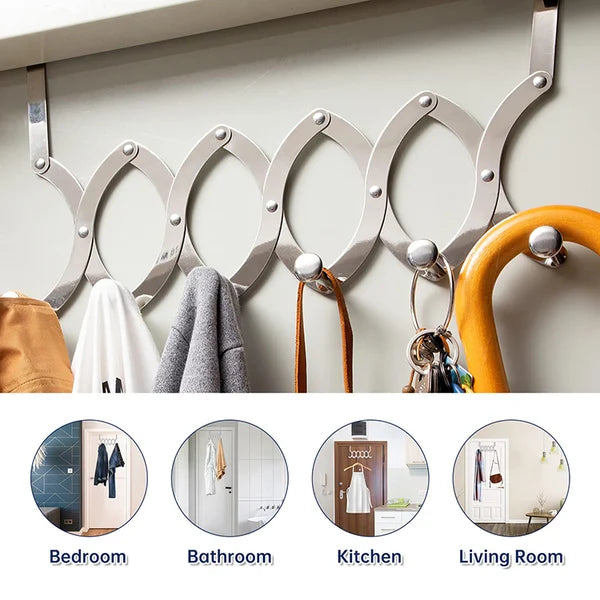 Adjustable Foldable Door Hook Hanger