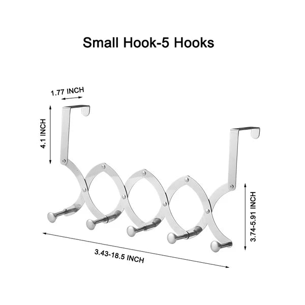 Adjustable Foldable Door Hook Hanger