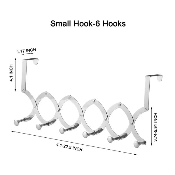 Adjustable Foldable Door Hook Hanger