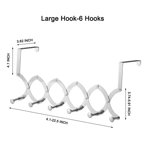 Adjustable Foldable Door Hook Hanger