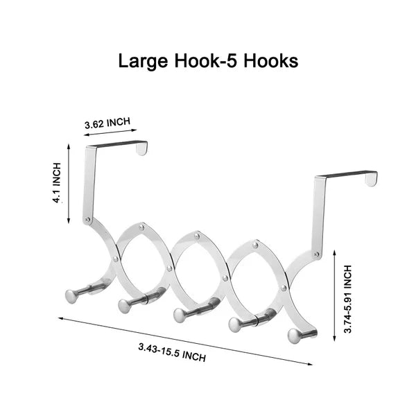 Adjustable Foldable Door Hook Hanger