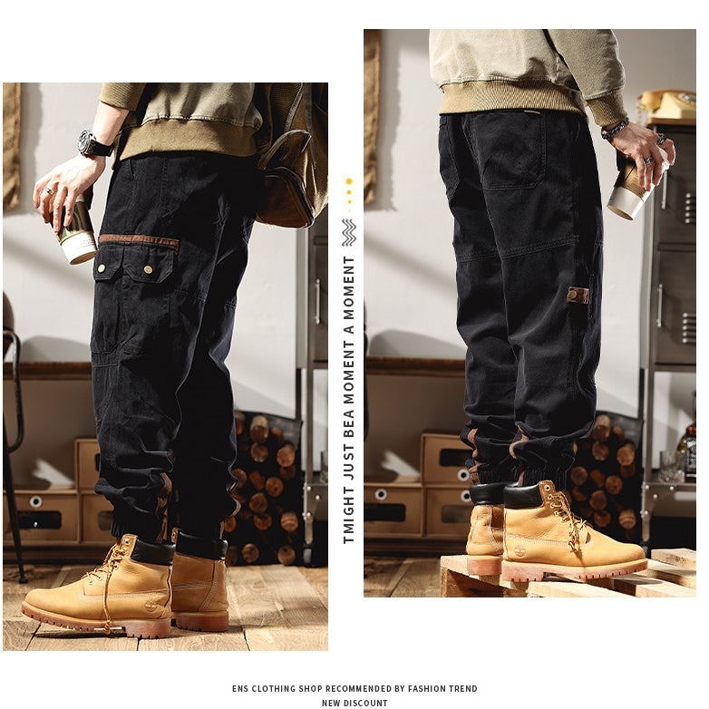 [Best Gift For Him] Men's Harem Loose-Fitting Ankle Banded Pants