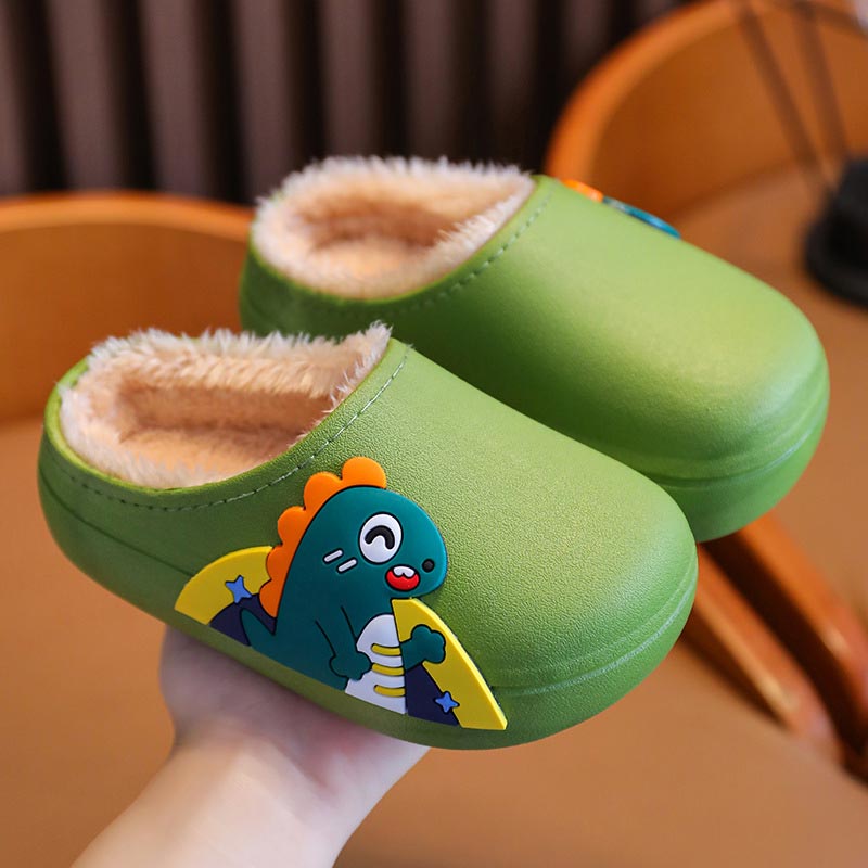 Great Gift! Waterproof Warm Plush Slippers（50% OFF）