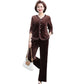 🔥🎅Hot Sale $39.99🎁🔥Great Gift - Women's Casual 2 Piece Set: Button Top + Wide Leg Pants（42%OFF)