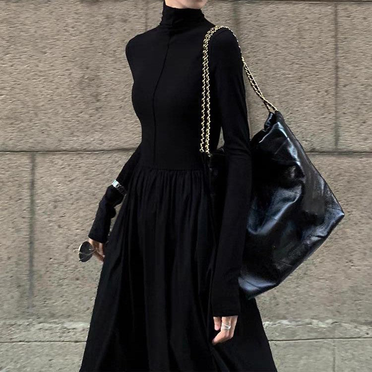 [ideal gift] Women's Elegant Turtleneck Dress