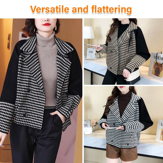 🔥Hot Sale29.99🔥2023 Fall And Winter New Small Short Tweed Female Jacket(40%OFF)