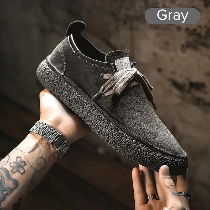 Great Gift - Men's Suede Leather Casual Shoes