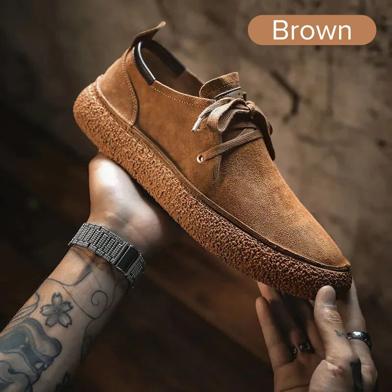 Great Gift - Men's Suede Leather Casual Shoes