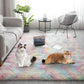 Nice gift*Gradient Color Plush Floor Mat