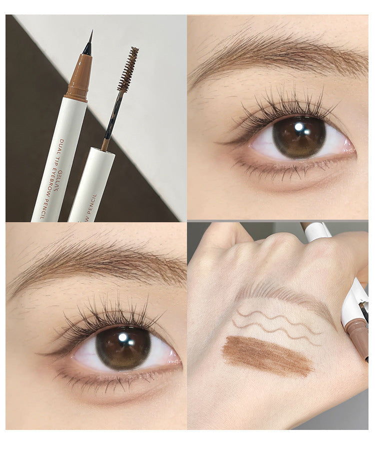 Ideal Gift - Dual-Ended Waterproof Eyebrow Pen and Eyebrow Mascara