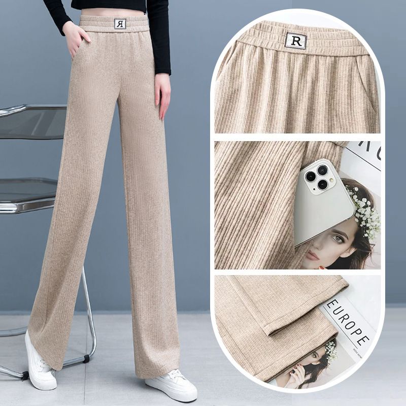 🔥HOT SALE 29.99🔥Great Gift! High-waist Slimming Casual Draped Straight-leg Pants(40%OFF)