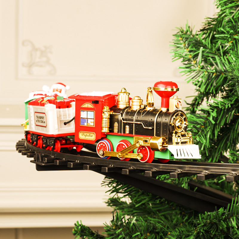 [Best Gift For Kids] Electric Christmas Train Toy Set