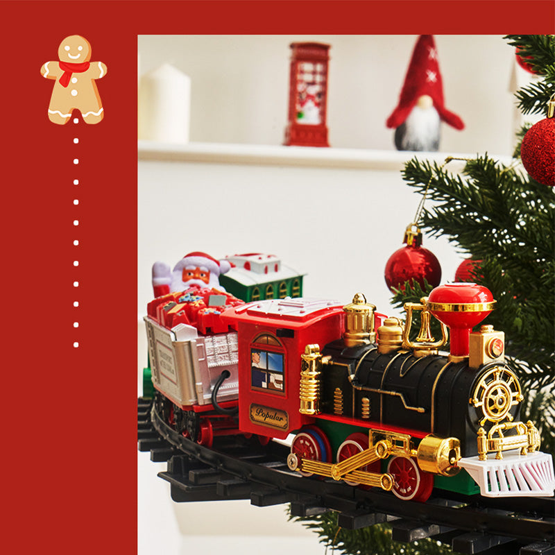 [Best Gift For Kids] Electric Christmas Train Toy Set