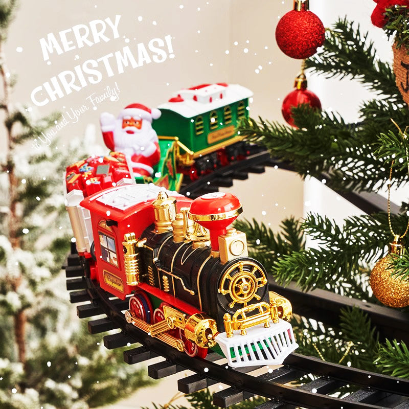 [Best Gift For Kids] Electric Christmas Train Toy Set