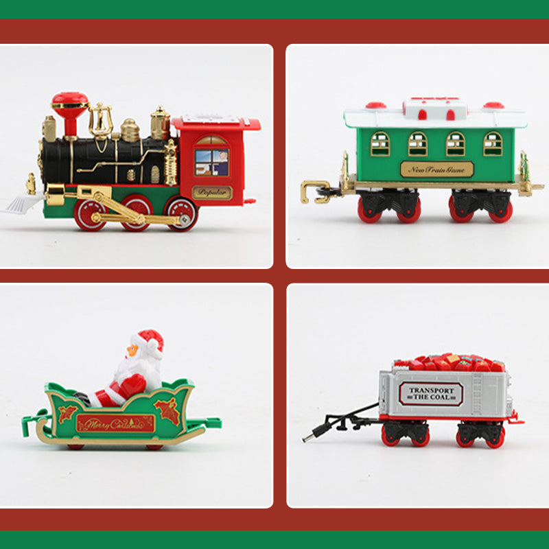 [Best Gift For Kids] Electric Christmas Train Toy Set