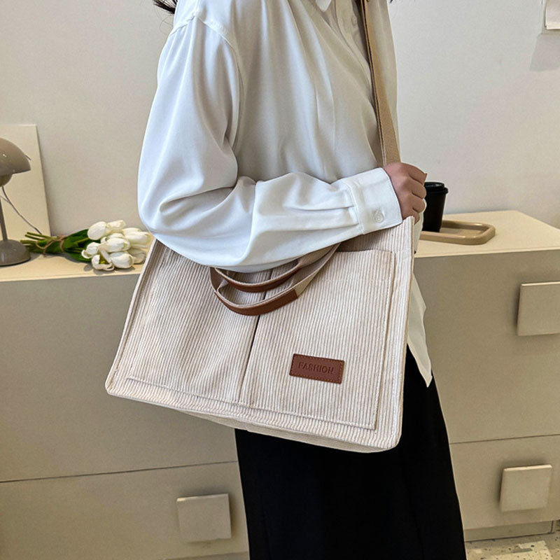 🔥half-price discount 🔥Corduroy Large Capacity Shoulder & Handbag