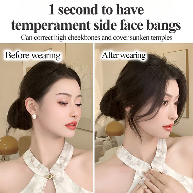 [Best Gift For Her] Invisible Clip-in Eight-Shaped Bangs Wig