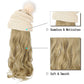 Best Gift for Her - New Warm Detachable One-Piece Big Wave Wig Knit Hat