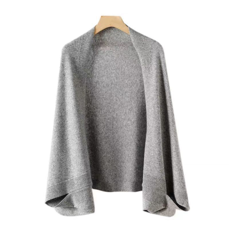 🔥HOT SALE 50% 0FF🔥Ideal Gift - Faux Cashmere Warm Dual Purpose Shawl Scarf Cardigan