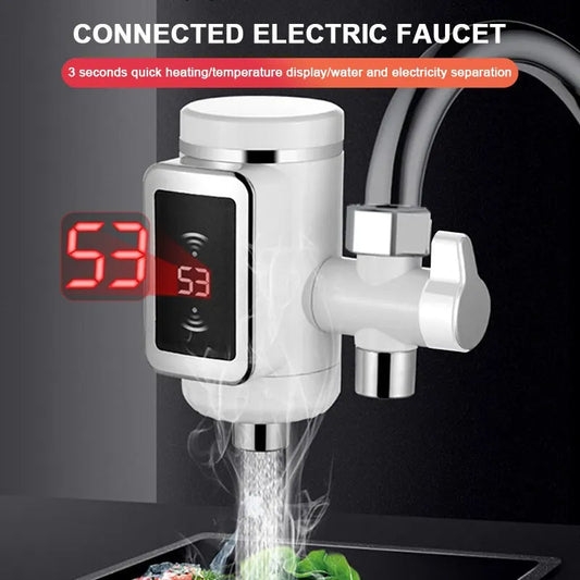 Hot Water Faucet With Digital Display