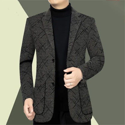 Men's Classic-Fit Single-Breasted Casual Blazer