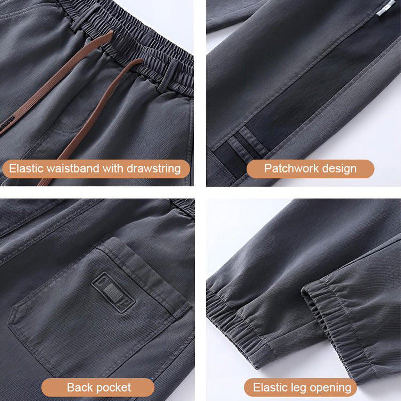 🎅Christmas Sale 47% OFF🔥🎁- Men's versatile and comfortable loose-fitting drawstring cargo pants