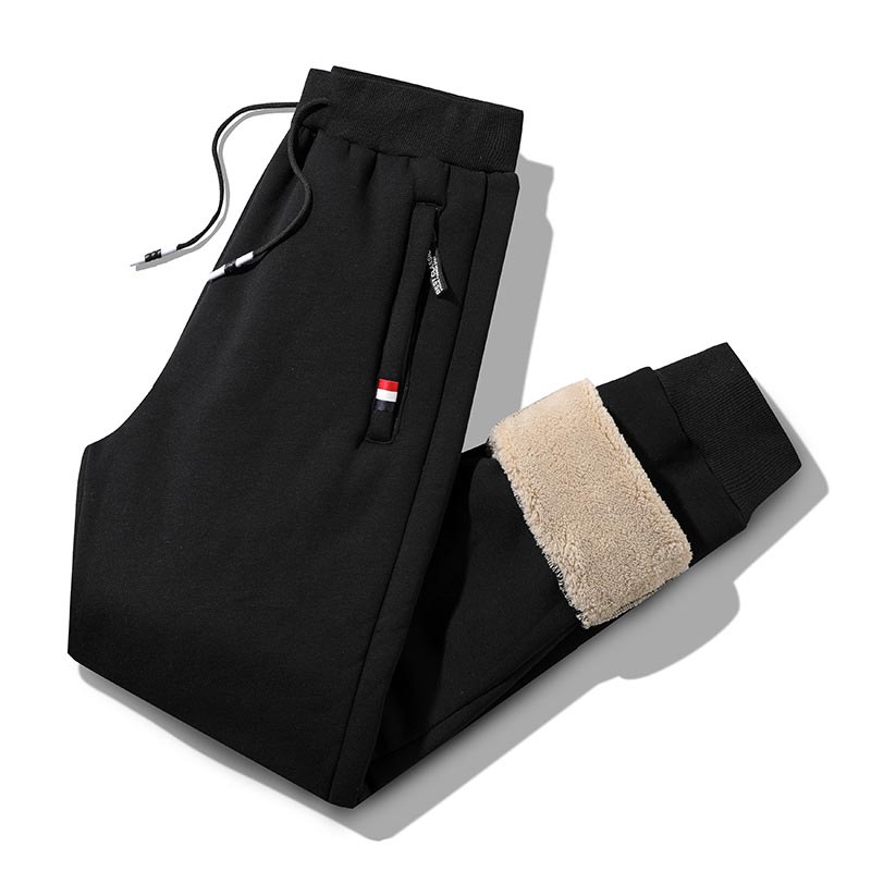 Great Gift! Men’s Thermal Faux Cashmere Jogger Pants