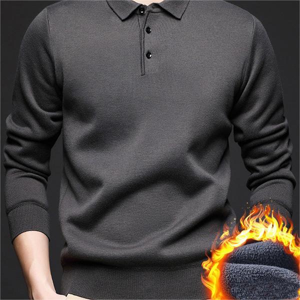 🎊Christmas Pre-sale - 50% Off🎊-Men's Winter Lapel Padded Thickened Sweater