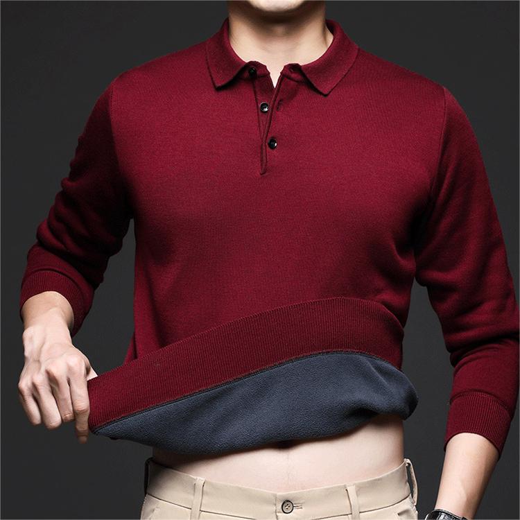 🎊Christmas Pre-sale - 50% Off🎊-Men's Winter Lapel Padded Thickened Sweater