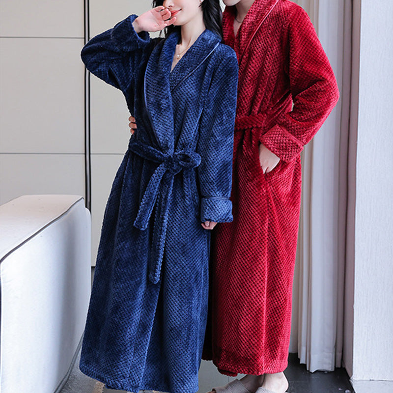 🎊Christmas Pre-sale - 53% Off🎊 Unisex Plush l Luxury Bathrobe