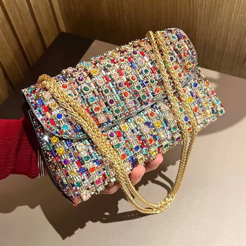 [Gift For Her] Women's Luxury Colorful Rhinestone Bag