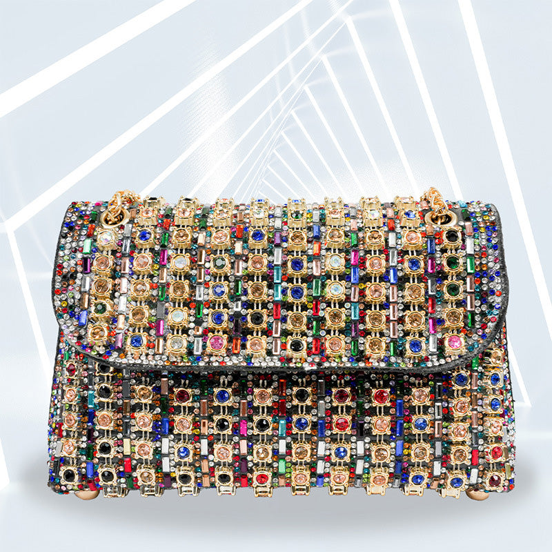 [Gift For Her] Women's Luxury Colorful Rhinestone Bag