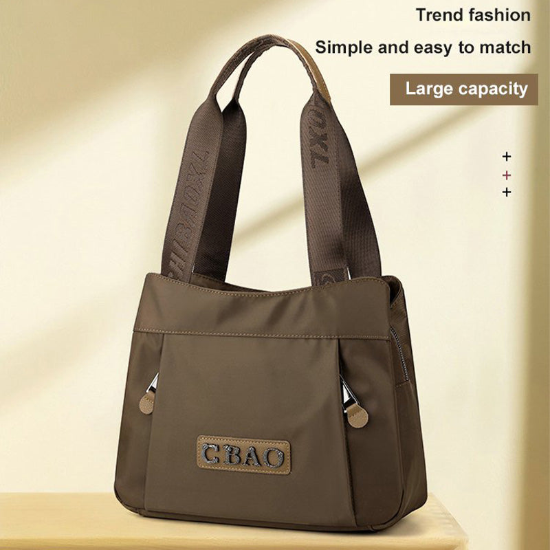 [Best Gift for Her] Fashion Simple Large Capacity Nylon Shoulder Bag