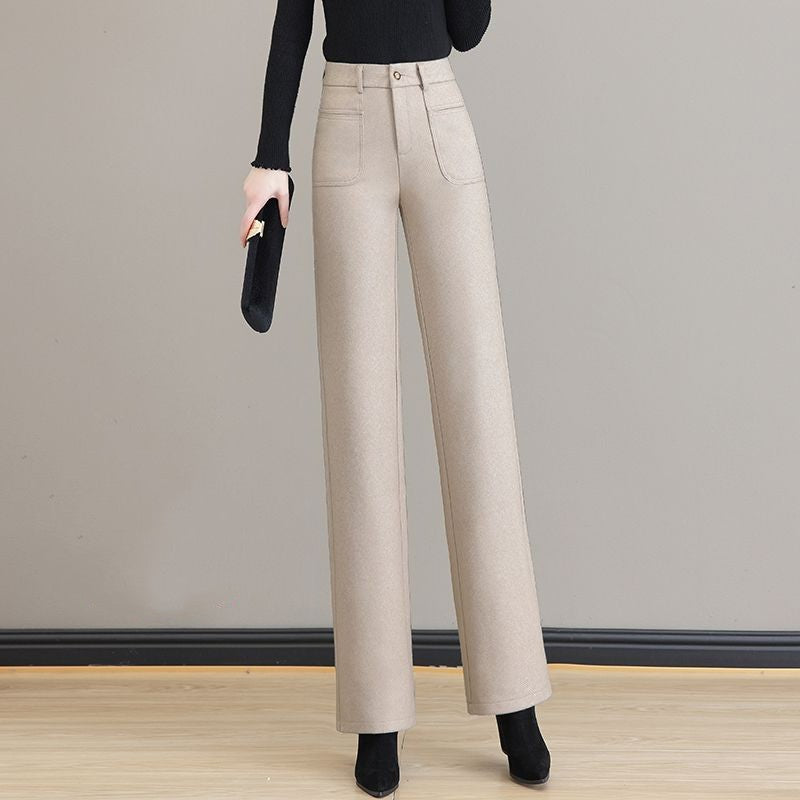 🔥✨[Gift For Her] Women's High Waisted Thermal Straight Leg Pants