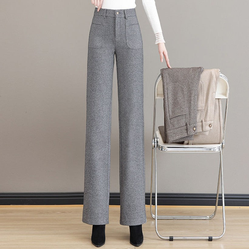 🔥✨[Gift For Her] Women's High Waisted Thermal Straight Leg Pants